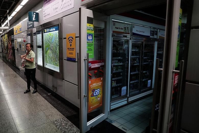 Power outage affected several MRT stations in Central Singapore, including Clarke Quay (above). But train services were not disrupted. Electricity supply to most locations was restored by 1.21pm, after around 12 minutes of outage.