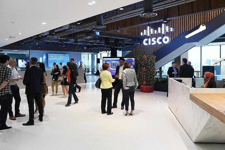 The Cisco Innovation Centre and Cybersecurity Centre of Excellence are located at the American tech giant's office in Mapletree Business City.