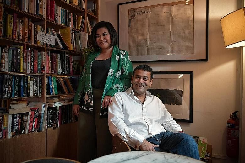 Penguin Random House India and South-east Asia chief executive Gaurav Shrinagesh and the Singapore office's executive editor Nora Nazerene Abu Bakar (both left).