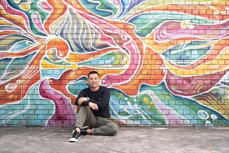 Mr Bryan Tan owns about two dozen pieces of art, which he sees as an extension of his lifelong love of art.