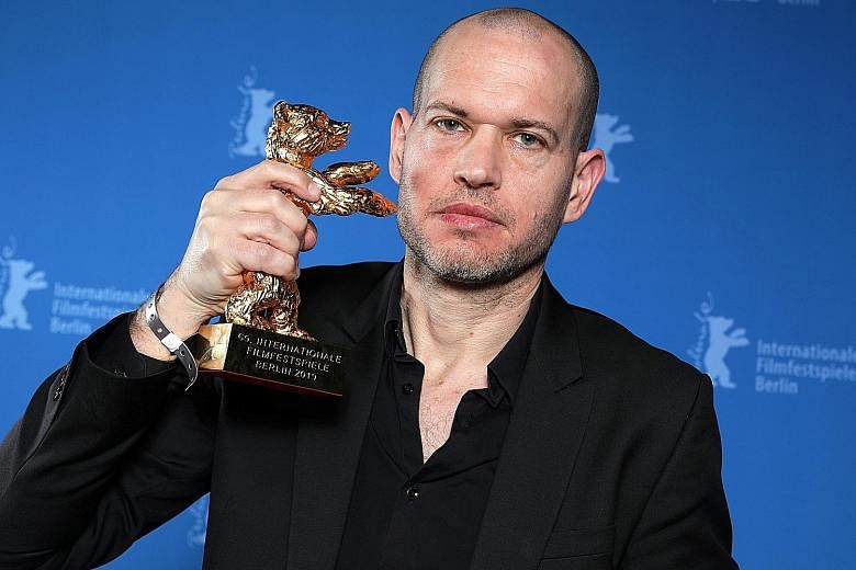 Israeli director Nadav Lapid (above) won the top prize of best feature film for Synonyms, about a young Israeli trying to reinvent himself in modern-day Paris.