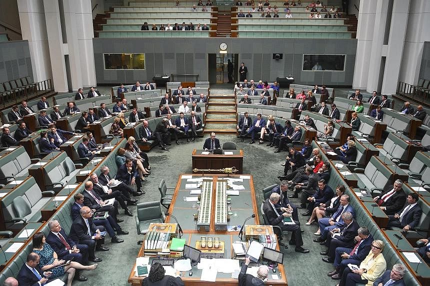 Australia's Parliament in session. Canberra this month reported a "security incident on the parliamentary computing network", leading to Cabinet members changing their passwords and taking other security measures.
