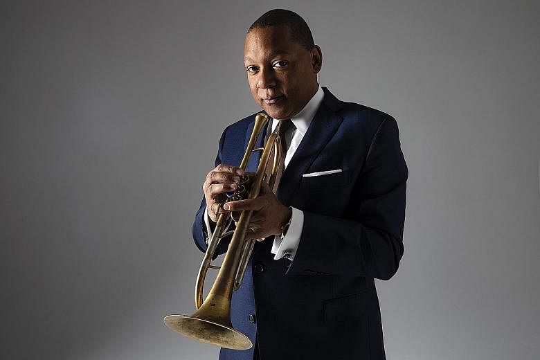 Besides two gigs, musician Wynton Marsalis (above) and his orchestra will play an afternoon jazz session for young people, targeted at students, in Singapore next month.