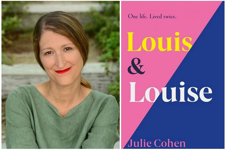 American novelist Julie Cohen's (left) latest work, Louis & Louise (right), has relatable characters.