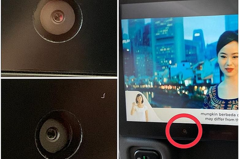 Passenger Vitaly Kamluk spotted the camera in the in-flight entertainment system on a recent Singapore Airlines flight.