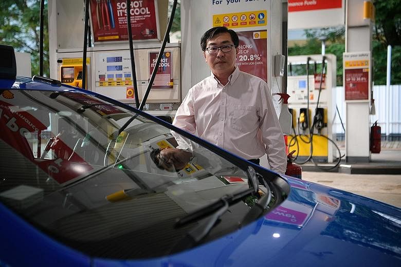 A price revision notice put up at an Esso petrol station in Toa Payoh yesterday, after the diesel duty was increased from 10 cents a litre to 20 cents a litre. Cabby Henry Tay said his running costs will likely rise by $4 to $5 a day, and the rebate 