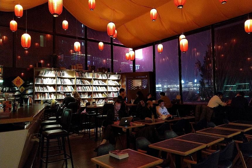 The Bookworm in Beijing opens till midnight daily, hosts regular writers' talks and groups, as well as a long-running annual literary festival.