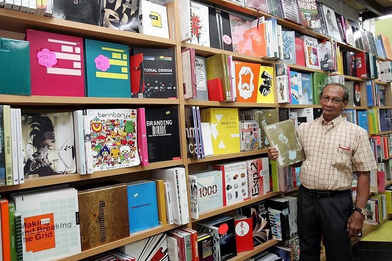 Long-time customers of Basheer Graphic Books in Bras Basah Complex remember Mr Basheer Ahamed (above) as a kindly and patient man.