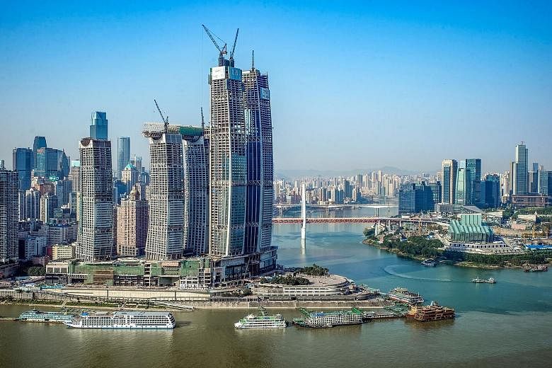 CapitaLand's Raffles City Chongqing. The Credo I China fund will invest in offshore US dollar-denominated subordinated instruments for real estate in China's first-and second-tier cities.