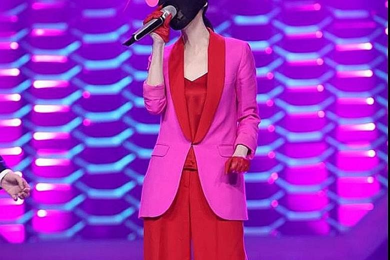 Hong Kong veteran singer Vivian Chow on the China version of the show last year.