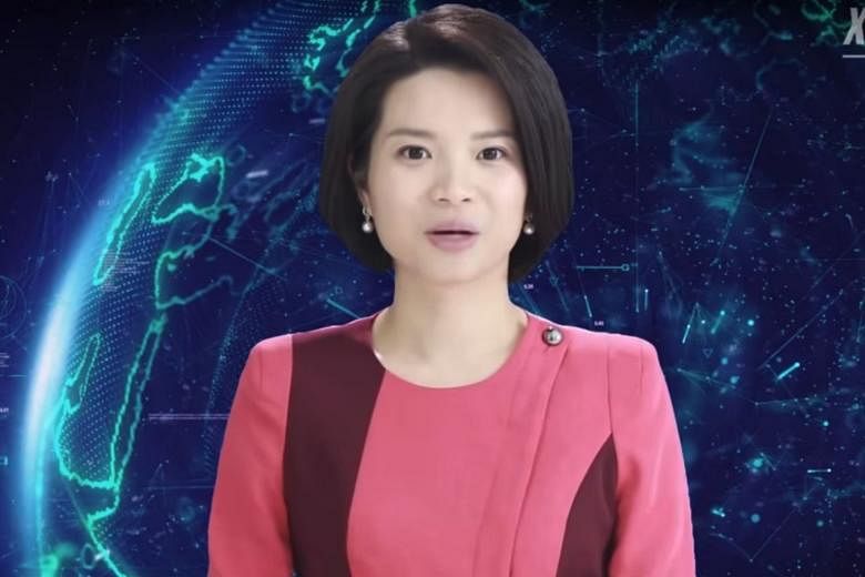 China's Xinhua presents news using robot news anchor