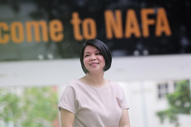 Nafa marketing and sponsorship manager Jessica Ong has been on a job-sharing arrangement for the last two years so she can spend more time with her daughter, who is now six.