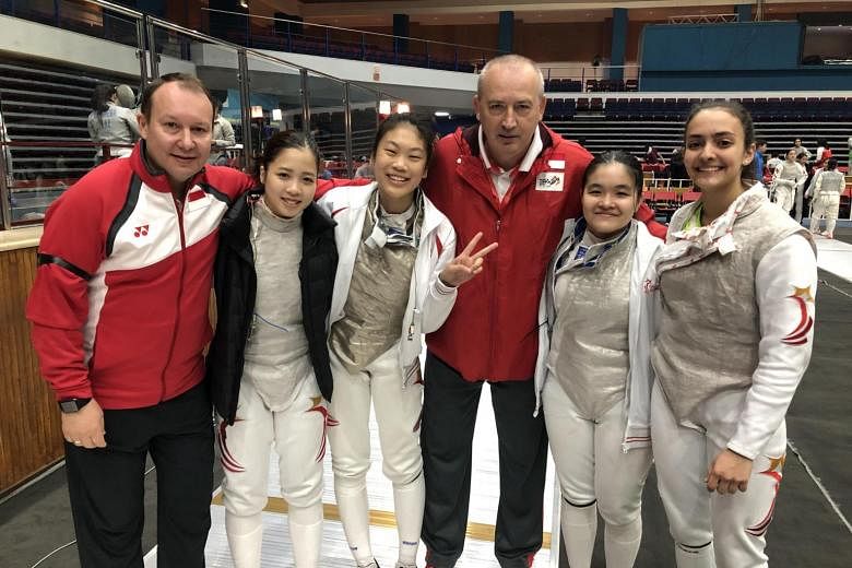 Fencing Singapore women's junior foil team win historic gold at the