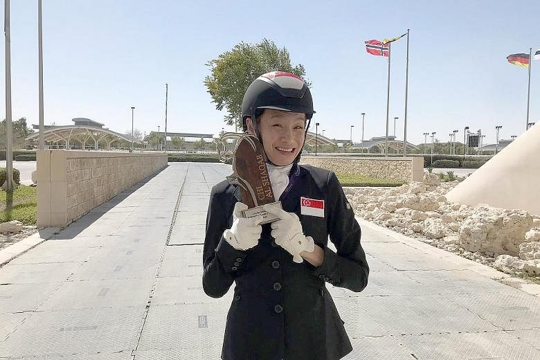 Laurentia Tan was second in the freestyle grade I event yesterday. She was also second in the championship event on Friday, and first in the team category on Thursday.