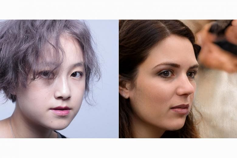 The photo on the left is real while the one on the right is AI-generated. The WhichFaceIsReal site features photos of real people alongside AI-generated fakes of people who do not even exist. Computer-generated fakes - unlike digitally altered pictur