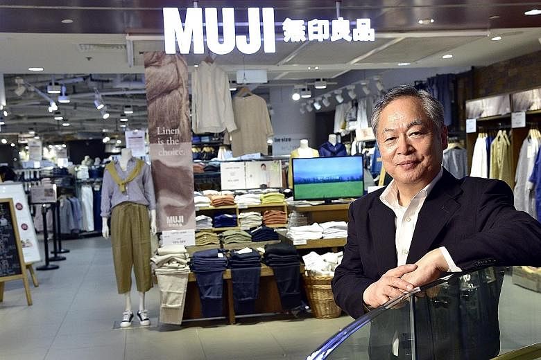 Muji president Satoru Matsuzaki says there will be 13 stores in Singapore by the end of the year and wants to triple the size of existing stores. This would make the stores large enough to offer a wider range of products and services like workshops. 