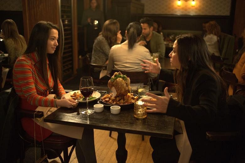 Mikey Madison (left) is Max, one of three daughters of Sam Fox (played by Pamela Adlon, right) in Better Things.