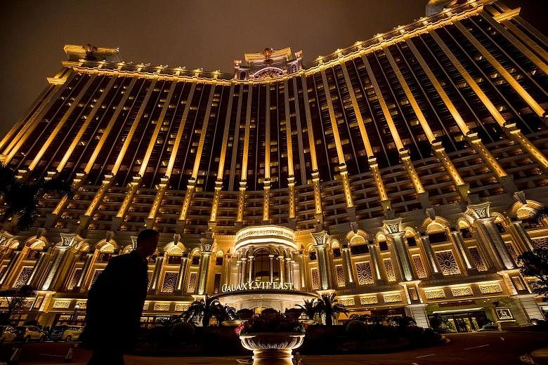 The Galaxy Macau casino and hotel in Macau.