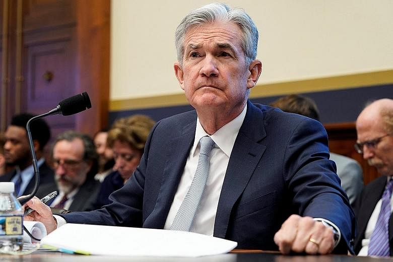 Mr Jerome Powell says the Fed will be looking to see if spending in the US has popped back up in January.