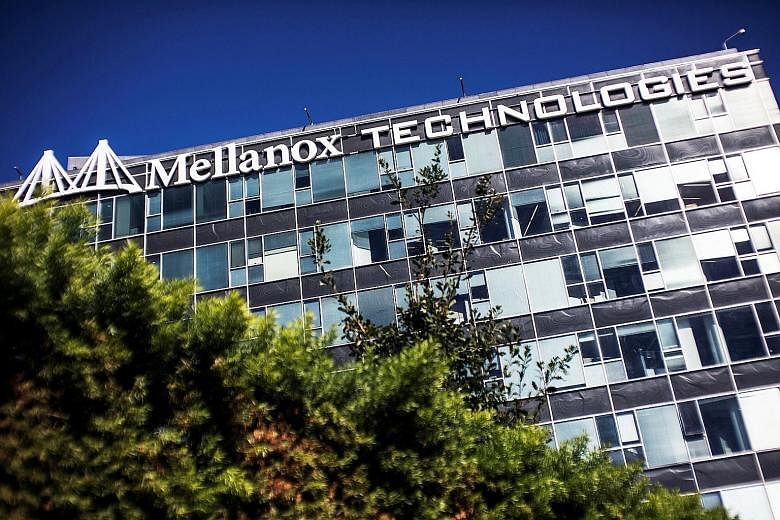 Mellanox's technology is crucial in transferring information from one component to another both within and between computers. Its stock has surged amid speculation that it would be acquired.