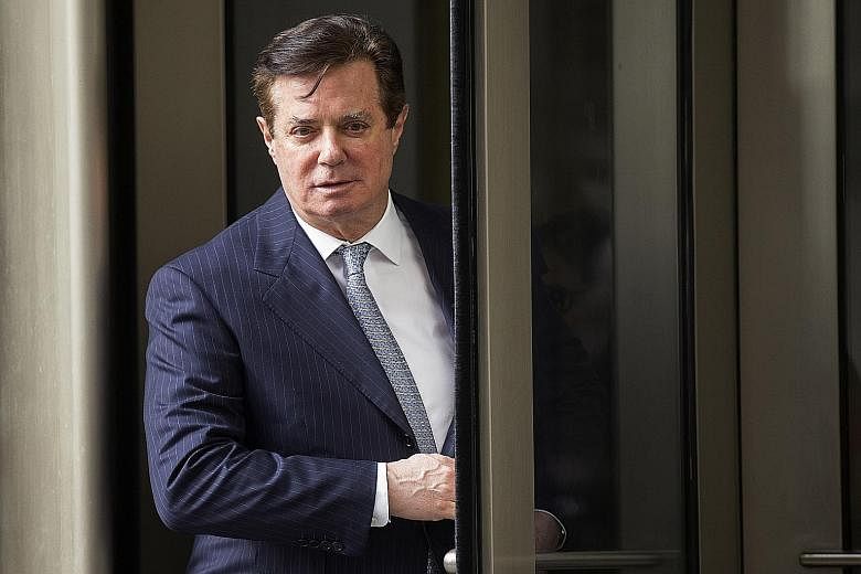Paul Manafort was due to be sentenced on two conspiracy charges. He faces a maximum penalty of five years in prison for each count.