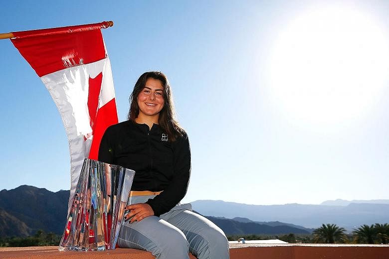 Canadian Bianca Andreescu, 18, is the first wild card to win the prestigious WTA Indian Wells trophy.