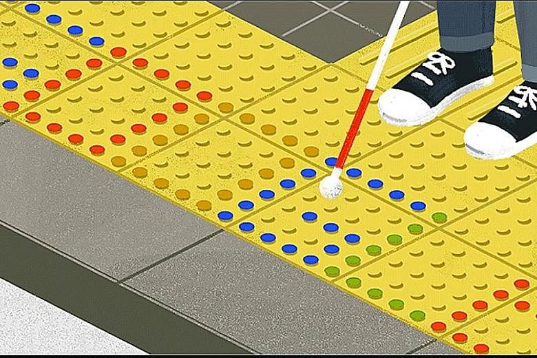 On Monday, Google's homepage featured an animation in honour of Mr Seiichi Miyake, who came up with tactile paving in Japan in 1965. The innovation is now helping the blind navigate through public spaces in cities around the world.