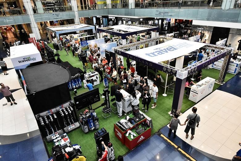 The SPH Golf-Takashimaya Golf & Travel Fair is back for its second edition from today till Sunday. Held on a larger scale than last year's inaugural event, the golf-centric travel fair features the region's golfing destinations. Visitors can expect t
