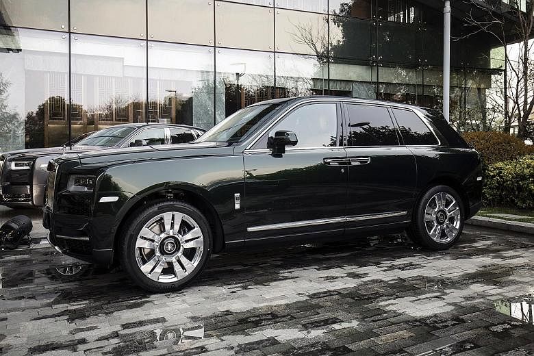 The new Rolls-Royce Cullinan sport utility vehicle is expected to drive sales in China.