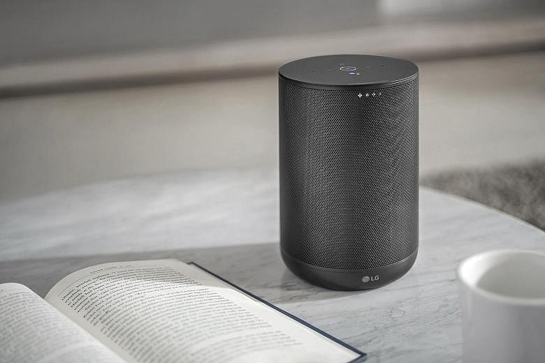 LG's XBoom AI ThinQ WK7 offers Bluetooth and higher-quality audio than basic smart speakers.