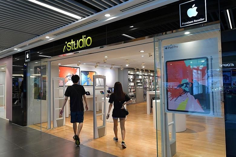 After Apple opened its first store here in 2017, Epicentre left the local market last June and sold its four stores to Elush, which runs its own iStudio stores. Since then, Elush has closed two of the four Epicentre shops.