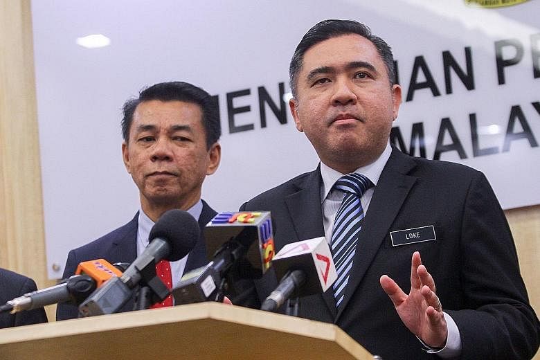 Malaysian Transport Minister Anthony Loke said his country is asking for more time from Singapore to study other options in the project.