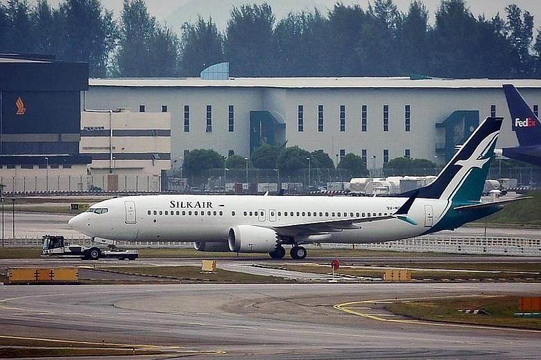 SilkAir has six Boeing 737 Max planes in its fleet, and has had to cancel or adjust some flights, affecting about 300 passengers a day.