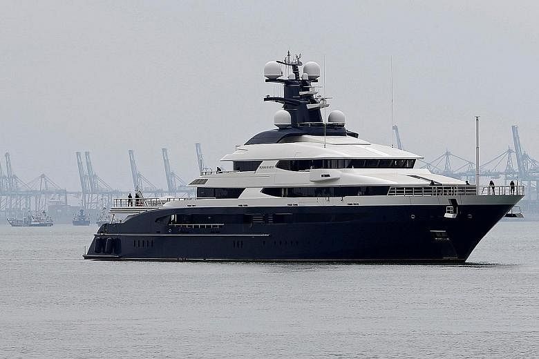 Luxury vessel Equanimity, which is among assets allegedly bought by Malaysian businessman Jho Low and associates with money taken from the 1MDB fund, was seized by Indonesia and handed over to Malaysia last year.
