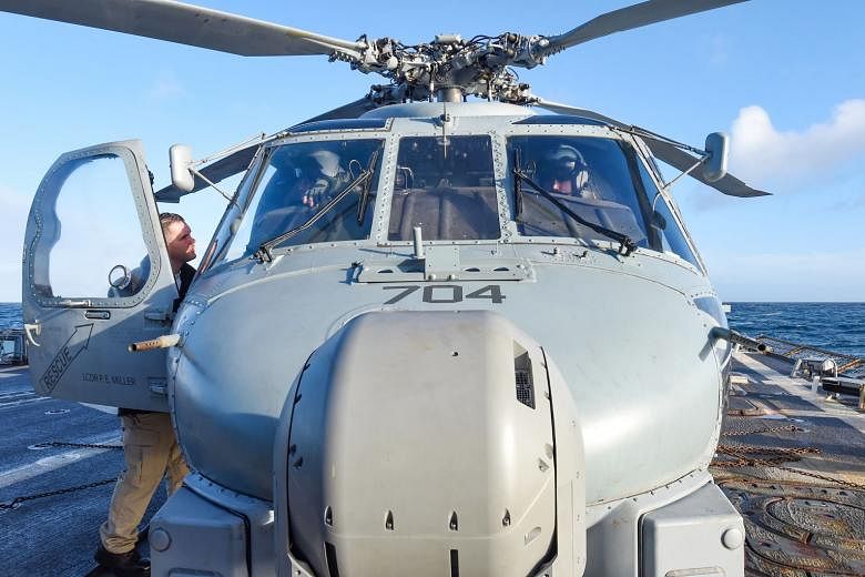 US approval of the sale of the MH-60R helicopters to India comes amid both countries' concerns over China's expansion in the Indian Ocean and Islamist extremism.