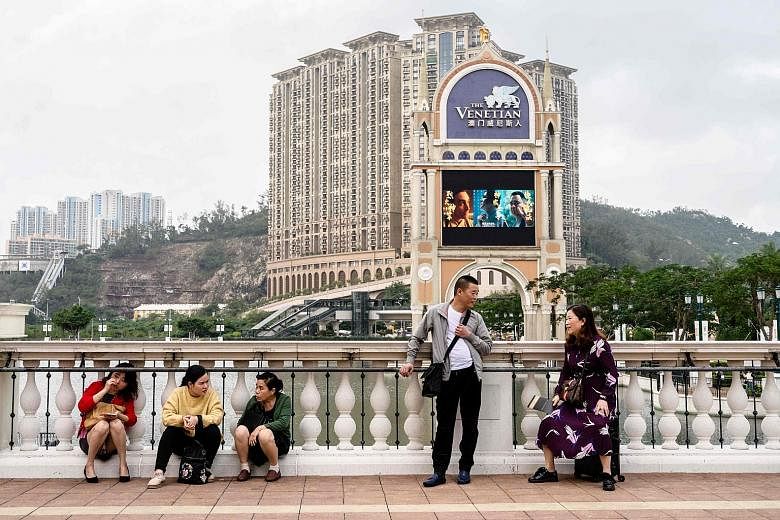 Visitors on the grounds of the Venetian casino resort in Macau. One growth area is the Cotai Strip, a stretch of reclaimed land off the Macau peninsula that is envisioned as a new Mice heavyweight and a high-end gaming hub. Last year, six IRs with al