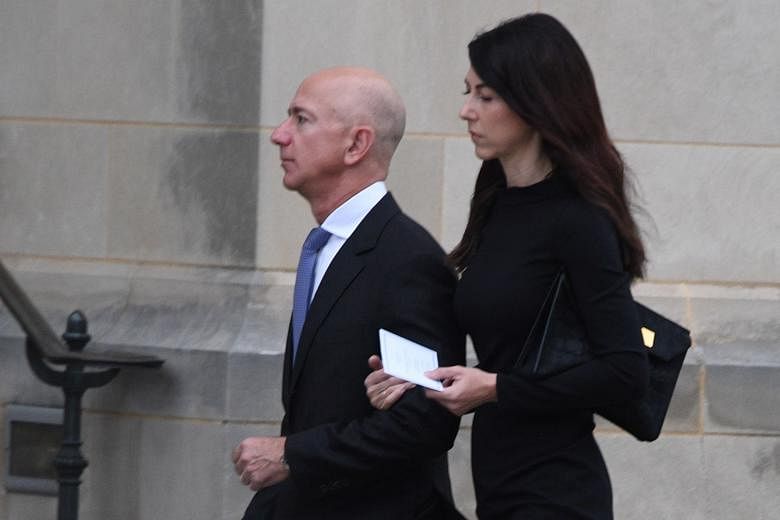 Mr Jeff Bezos and his wife, MacKenzie, announced their separation in January.
