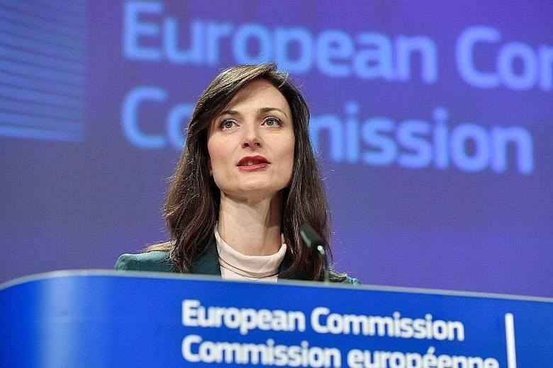 European commissioner for the digital economy Mariya Gabriel brands misinformation an "invisible scourge".