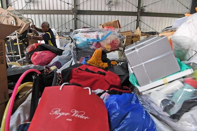 A Salvation Army truck that doubles as a mobile store has been visiting recreation centres for migrant workers since December last year to sell donated goods like clothes, shoes and bags for a few dollars each. It takes about two days for each donate