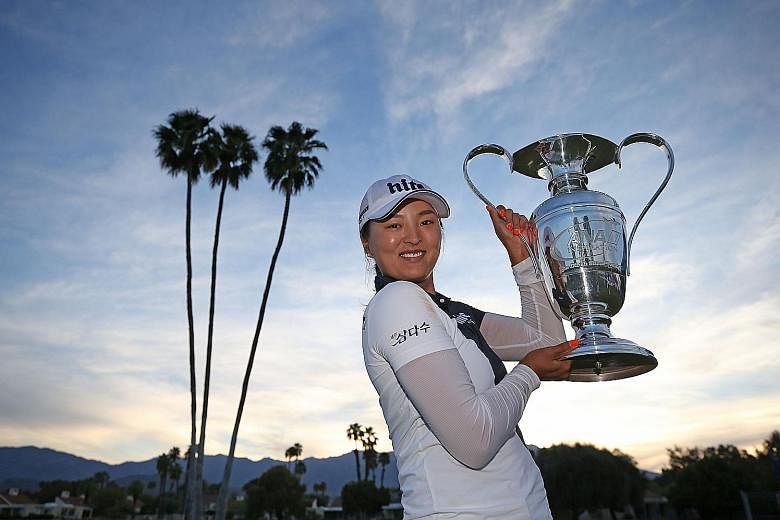 The ANA Inspiration victory is Ko Jin-young's second LPGA Tour win of the year.