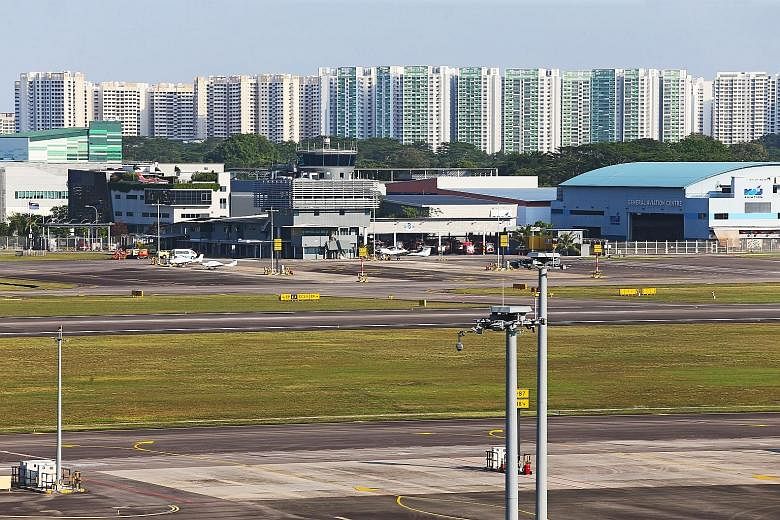 Transport Minister Khaw Boon Wan said both regulators would have to discuss the Global Positioning System (GPS) procedures for Seletar Airport (above).