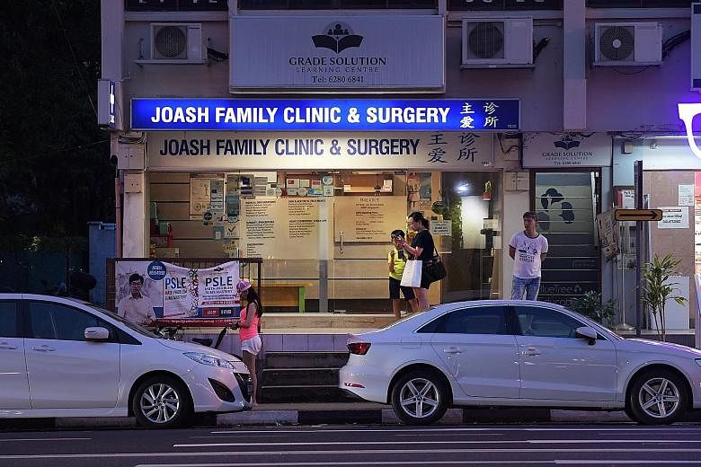 Patients can continue seeking treatment at Joash Family Clinic and Surgery in Upper Serangoon Road, but the treatment will not be covered by Community Health Assist Scheme subsidies from April 26.