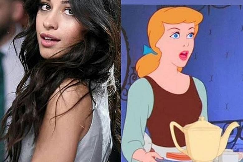 REAL-LIFE CINDERELLA: Camila Cabello posted a picture of Cinderella looking surprised. 	But her fans are not astonished over the latest chapter in the Cuban-American singer's own Cinderella story. Cabello will get to try on the glass slipper when she