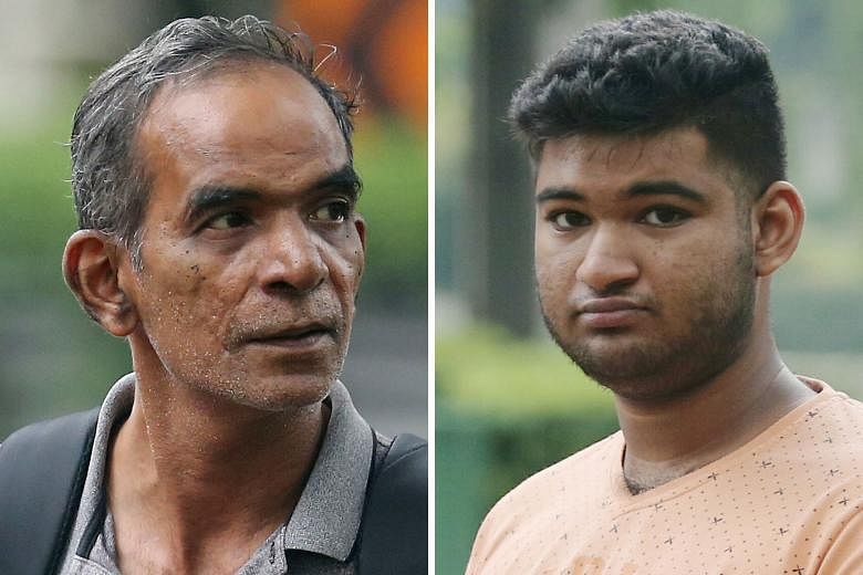 Alagappan Singaram was fined $5,000 for discharging fireworks in Bukit Batok last November, while his son A. Hariprasanth is set to be sentenced next Tuesday. Jeevan Arjoon was jailed for three weeks and fined $5,000 yesterday after pleading guilty t