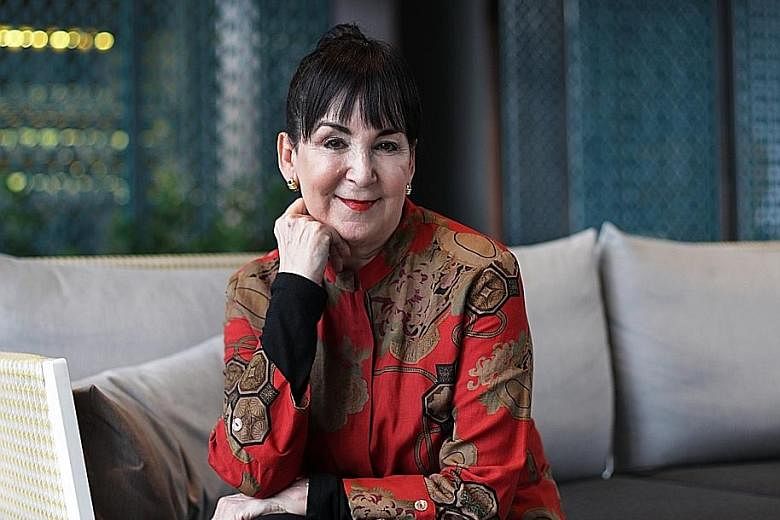 Entrepreneur and best-selling author Mary Buffett plans to open her online school in five other countries in the region. ST PHOTO: GIN TAY