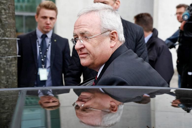 Former Volkswagen boss Martin Winterkorn stepped down as chief executive in 2015, and has denied any wrongdoing. PHOTO: AGENCE FRANCE-PRESSE