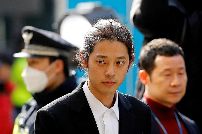 Jung Joon-young has been charged with allegedly filming women in sex acts and sharing the footage in a chatroom. STAMPING OUT RUMOURS: Actress Salma Hayek is dousing talk that a mega donation by her husband to Paris' Notre-Dame Cathedral was a ploy t