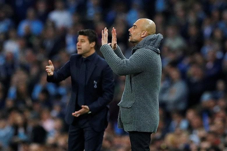 Manchester City manager Pep Guardiola expects today's Premier League clash against Tottenham to be as intense as the Champions League quarter-final second leg on Wednesday but he will not change his approach.