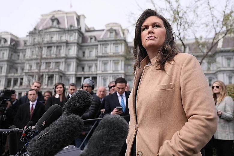 White House press secretary Sarah Huckabee Sanders told prosecutors that the claims she made at the time of the FBI chief's sacking were "a slip of the tongue". Former Trump lawyer Michael Cohen was jailed for lying to Congress and other crimes.