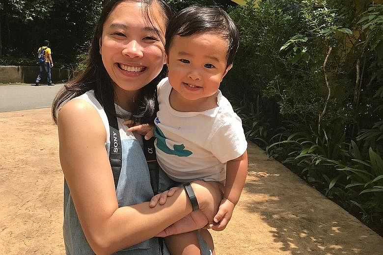 The writer (with her son) says trying to keep up with what other parents are doing with their children can breed negativity.